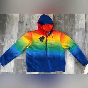 Ralph Lauren Performance Ombré Packable Water-Repellent Jacket Men's Sz XL NW